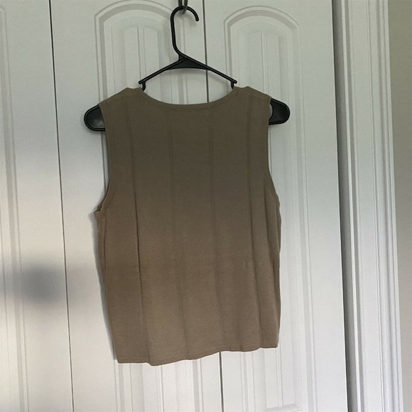 Fairway & Greene Women's Sweater Set Cardigan Shell Golf Activewear Beige - Picture 10 of 10